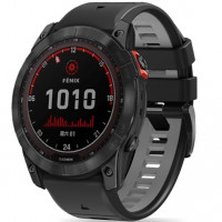 Ремінець Tech-Protect IconBand Pro для Garmin Fenix 5 | 6 | 6 Pro | 7 Black Grey (9319456604856)